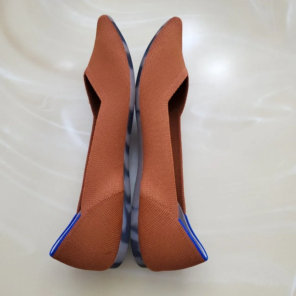 Rothy’s The Point Slip On Women's Flats in Brandy Size 11